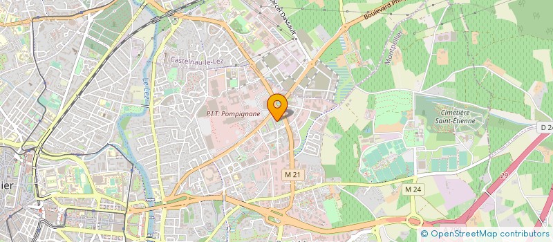 localisation de l'entreprise MADAME NATACHA CROUZET à MONTPELLIER