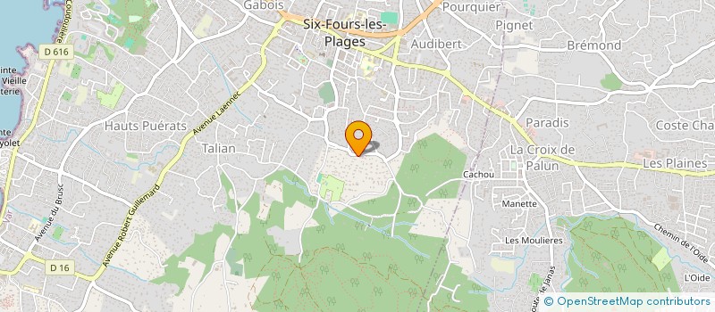 localisation de l'entreprise MADAME NATACHA DA SILVA DA FONSECA à SIX-FOURS-LES-PLAGES