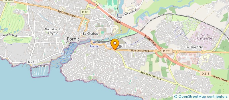 localisation de l'entreprise MADAME NATACHA DAGUIN à PORNIC