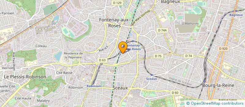 localisation de l'entreprise MADAME NATACHA DANGOULOFF à FONTENAY-AUX-ROSES