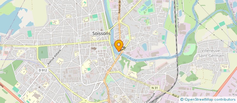 localisation de l'entreprise MADAME NATACHA DAUTEUILLE à SOISSONS