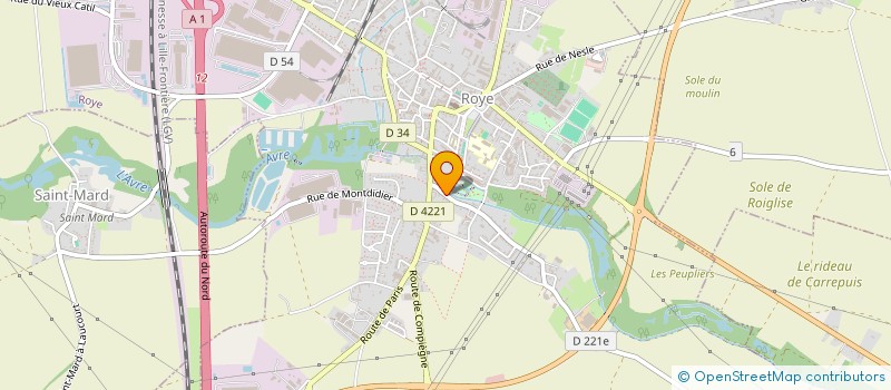 localisation de l'entreprise MADAME NATACHA DENANT à ROYE