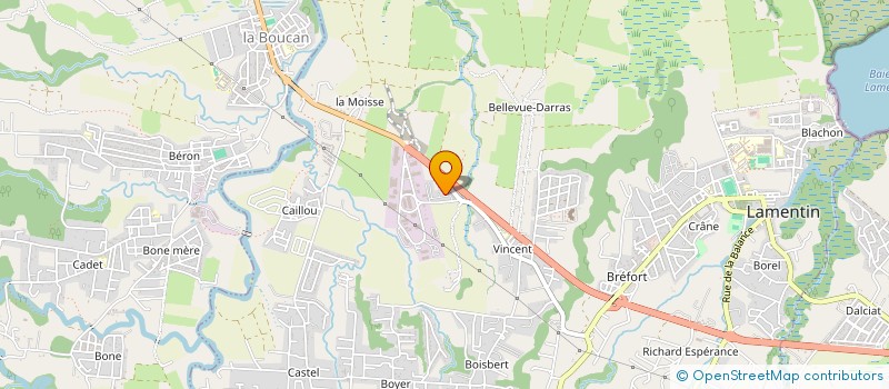 localisation de l'entreprise MADAME NATACHA DOUROUGIE  LAMENTIN