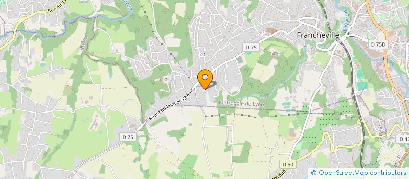 localisation de l'entreprise MADAME NATACHA DROUHIN  FRANCHEVILLE