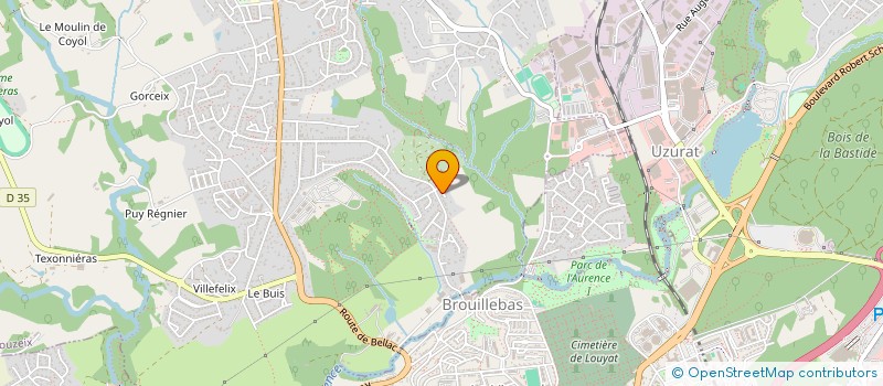 localisation de l'entreprise MADAME NATACHA DUFAUT à COUZEIX