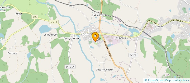localisation de l'entreprise MADAME NATACHA DUMAS à CHAMBORET