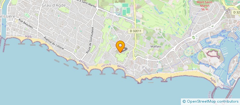 localisation de l'entreprise MADAME NATACHA DURRIEU à AGDE