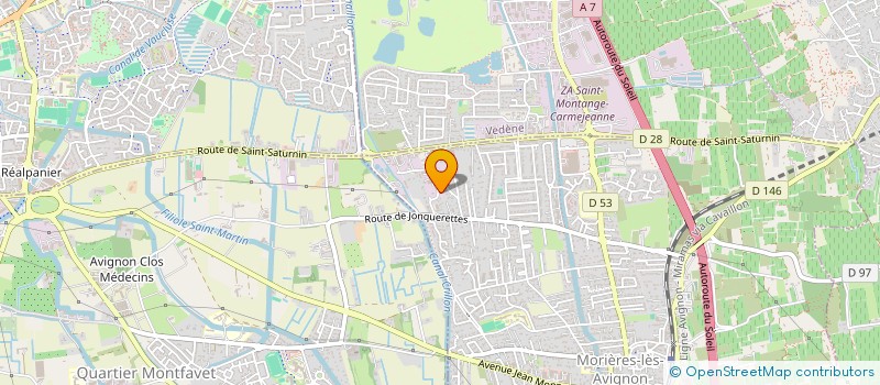 localisation de l'entreprise MADAME NATACHA FABRE  MORIERES-LES-AVIGNON