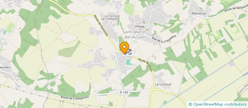 localisation de l'entreprise MADAME NATACHA FABRY  SAINT-MARCEL-BEL-ACCUEIL