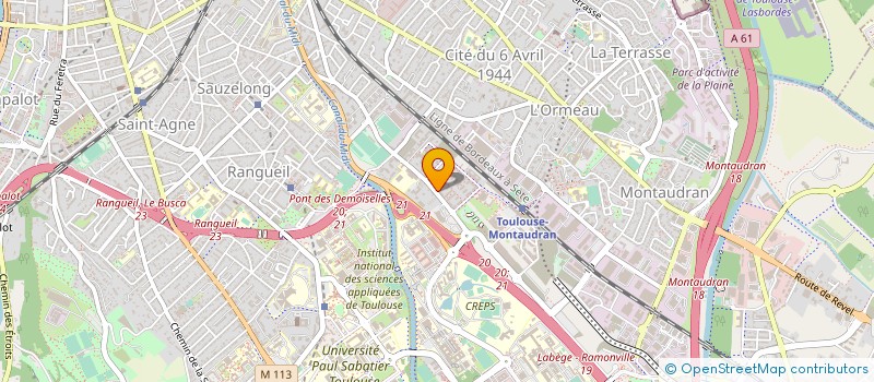localisation de l'entreprise MADAME NATACHA FAUCON à TOULOUSE