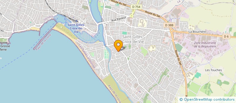 localisation de l'entreprise MADAME NATACHA FIOLLEAU à SAINT-GILLES-CROIX-DE-VIE