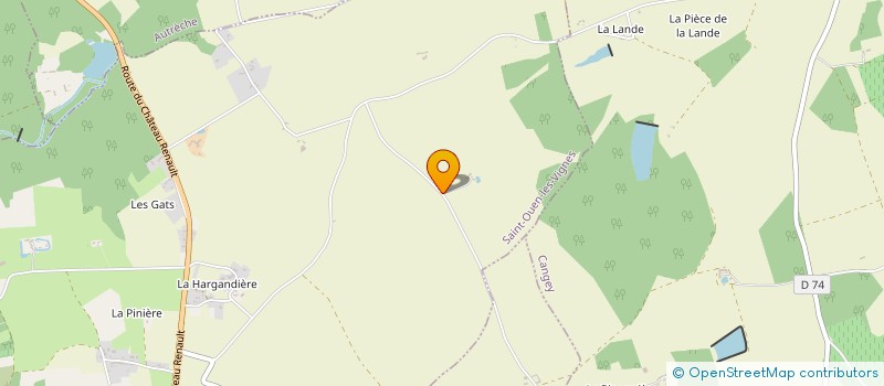 localisation de l'entreprise MADAME NATACHA FORTIN  SAINT-OUEN-LES-VIGNES