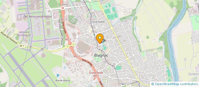 localisation de l'entreprise MADAME NATACHA FRADET à BLAGNAC