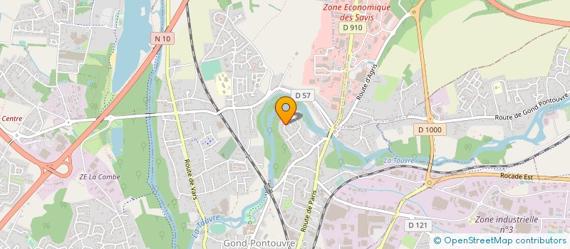 localisation de l'entreprise MADAME NATACHA GARCIA  GOND-PONTOUVRE