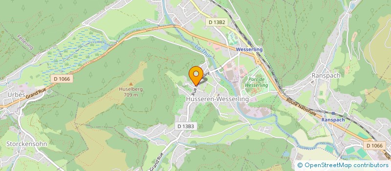 localisation de l'entreprise MADAME NATACHA GARTNER  HUSSEREN-WESSERLING