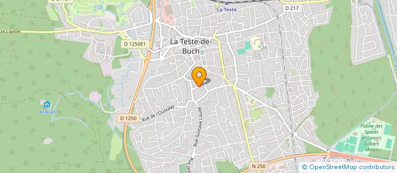 localisation de l'entreprise MADAME NATACHA GAYRAL  LA TESTE-DE-BUCH