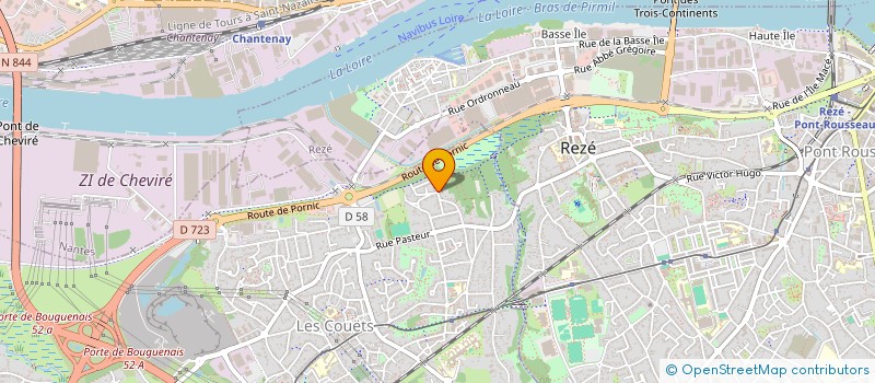 localisation de l'entreprise MADAME NATACHA GAZEAU  BOUGUENAIS