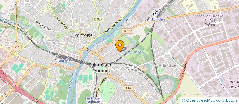 localisation de l'entreprise MADAME NATACHA GILLE à SAINT-OUEN-L'AUMONE