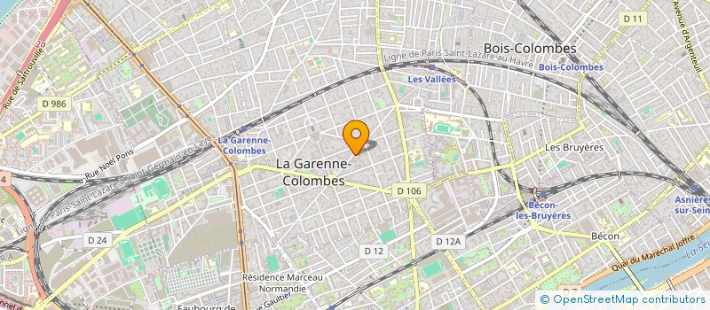 localisation de l'entreprise MADAME NATACHA GILLES à LA GARENNE-COLOMBES