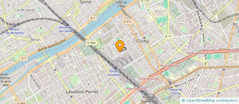 localisation de l'entreprise MADAME NATACHA GILLOT  CLICHY