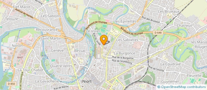 localisation de l'entreprise MADAME NATACHA GOUVARD à NIORT