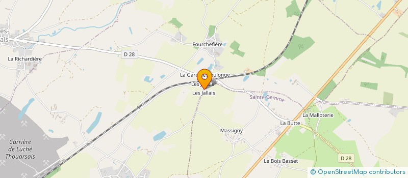 localisation de l'entreprise MADAME NATACHA GRELLIER à SAINTE-GEMME