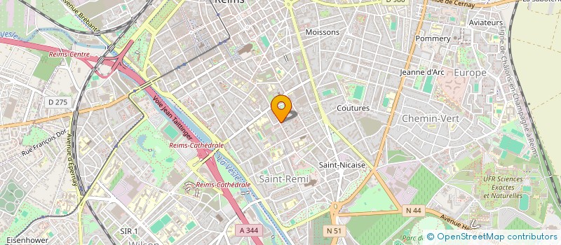 localisation de l'entreprise MADAME NATACHA GRUZON  REIMS