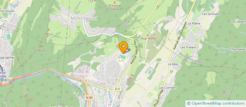 localisation de l'entreprise MADAME NATACHA GRYELEC  GRENOBLE