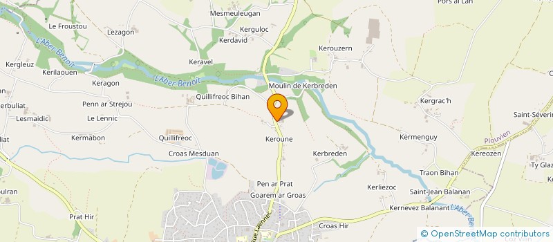 localisation de l'entreprise MADAME NATACHA GUILLET  PLOUVIEN