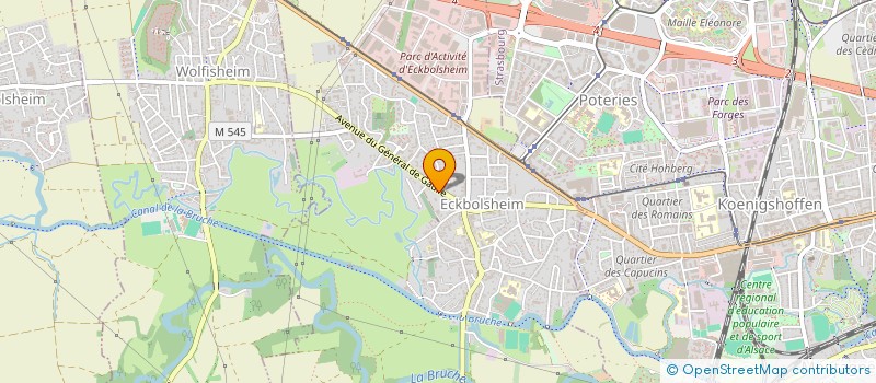 localisation de l'entreprise MADAME NATACHA HASLAUER  ECKBOLSHEIM