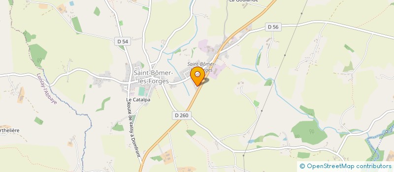localisation de l'entreprise MADAME NATACHA HEUDE à SAINT-BOMER-LES-FORGES