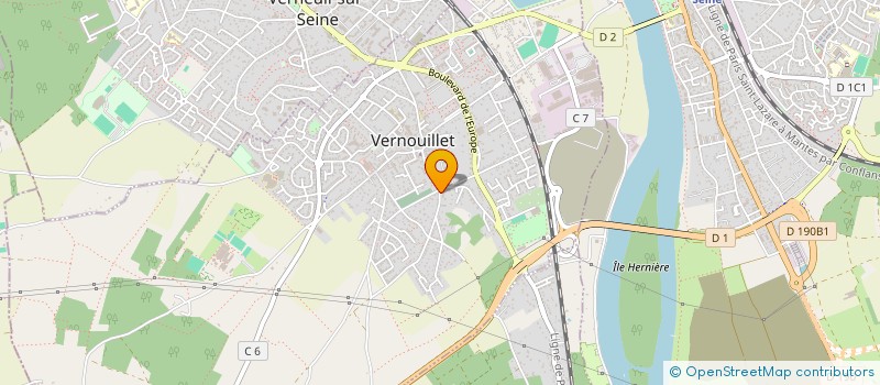 localisation de l'entreprise MADAME NATACHA HOURLIER à VERNOUILLET