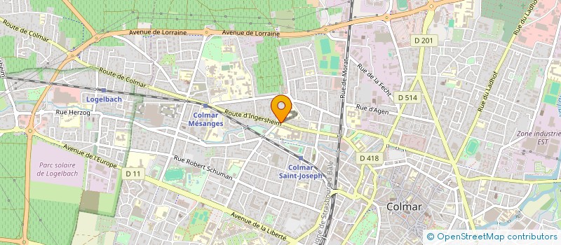 localisation de l'entreprise MADAME NATACHA JANNOT  COLMAR