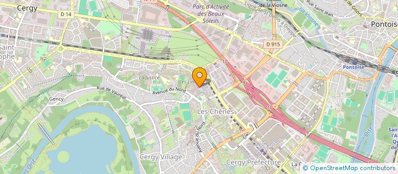 localisation de l'entreprise MADAME NATACHA JEAN  CERGY