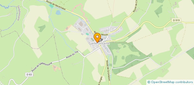 localisation de l'entreprise MADAME NATACHA JOURDAIN  GAILLEFONTAINE