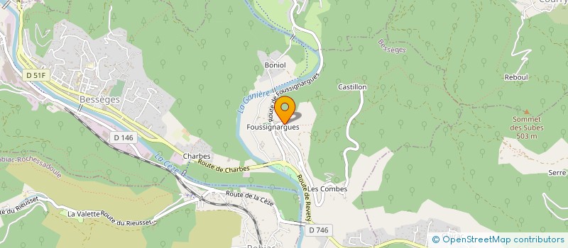 localisation de l'entreprise MADAME NATACHA JOVANOVIC  BESSEGES