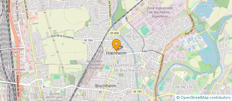 localisation de l'entreprise MADAME NATACHA KALBACHER  HNHEIM