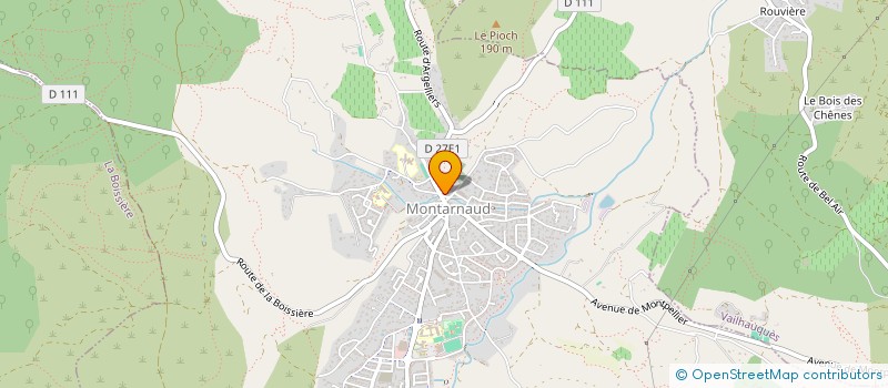 localisation de l'entreprise MADAME NATACHA KHOKHLOFF  MONTARNAUD