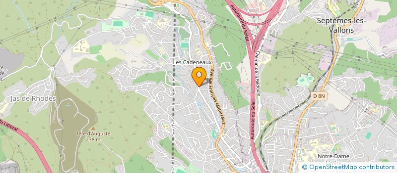 localisation de l'entreprise MADAME NATACHA KHOUGAZIAN à LES PENNES-MIRABEAU