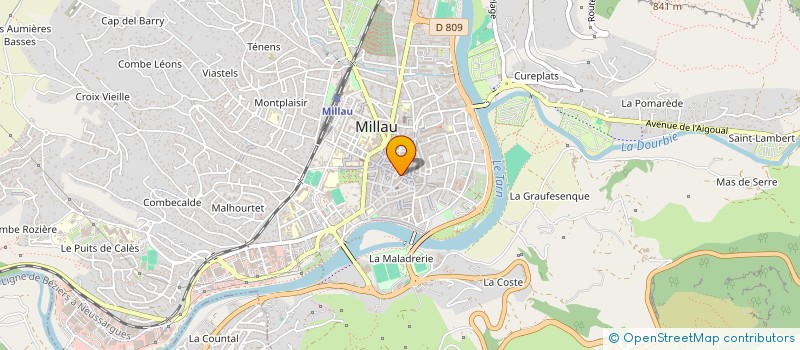 localisation de l'entreprise MADAME NATACHA KOREN à MILLAU