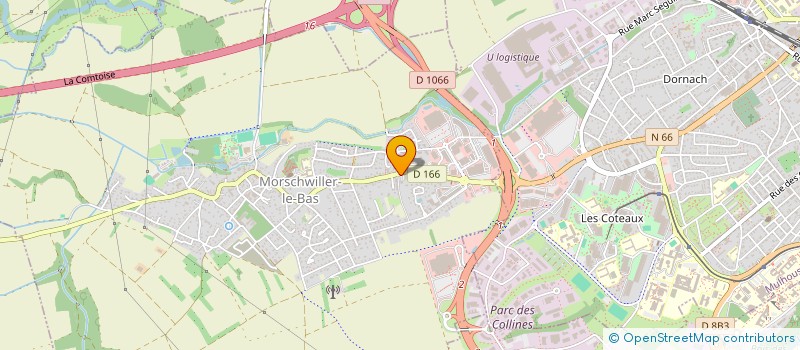 localisation de l'entreprise MADAME NATACHA KRAFFT  MORSCHWILLER-LE-BAS