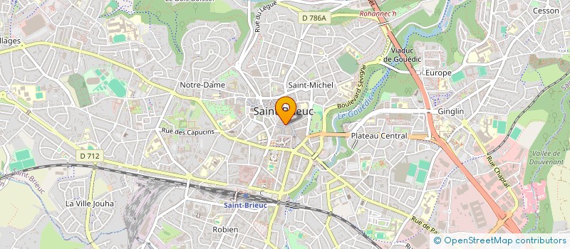 localisation de l'entreprise MADAME NATACHA KUBIK à SAINT-BRIEUC