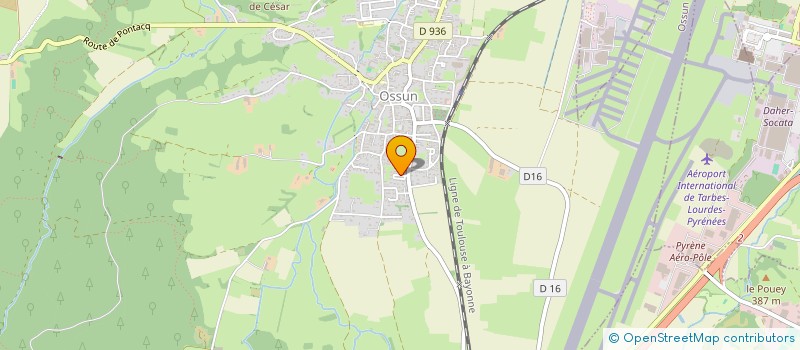 localisation de l'entreprise MADAME NATACHA LABAYLE  OSSUN