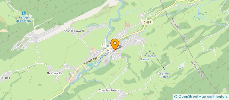 localisation de l'entreprise MADAME NATACHA LAMBERT  FONCINE-LE-HAUT