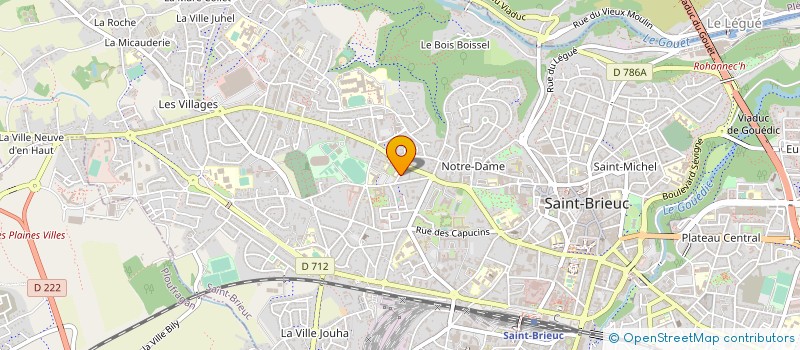 localisation de l'entreprise MADAME NATACHA LANDEAU à SAINT-BRIEUC