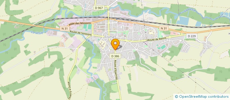 localisation de l'entreprise MADAME NATACHA LENKEWICZ  FISMES