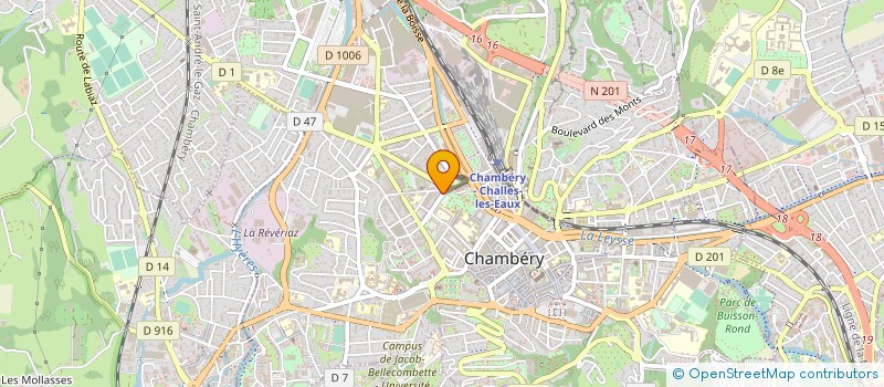 localisation de l'entreprise MADAME NATACHA LEONE  CHALLES-LES-EAUX