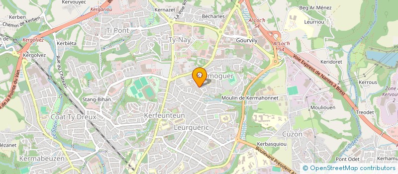 localisation de l'entreprise MADAME NATACHA LEVI à QUIMPER