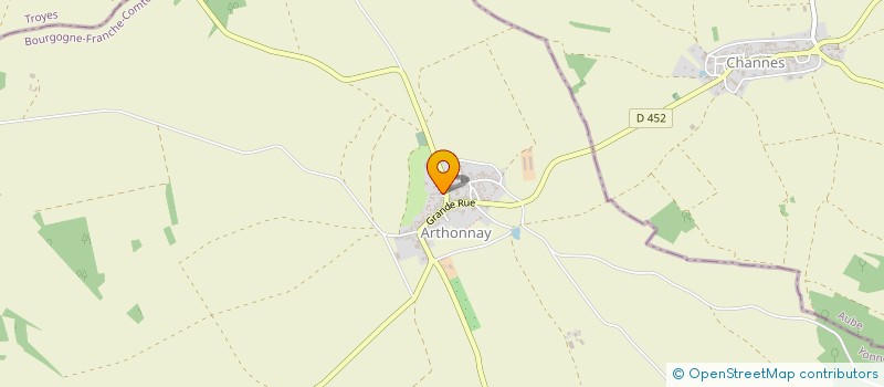 localisation de l'entreprise MADAME NATACHA LLORCA  ARTHONNAY