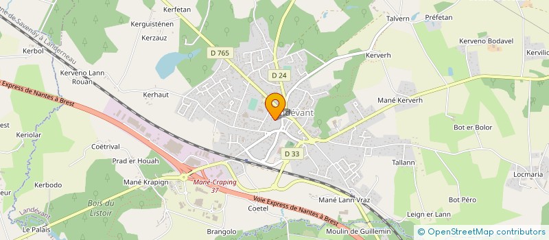 localisation de l'entreprise MADAME NATACHA LUBIN  LANDEVANT